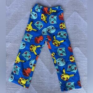 Pokemon Kids Pajama Bottoms size 8